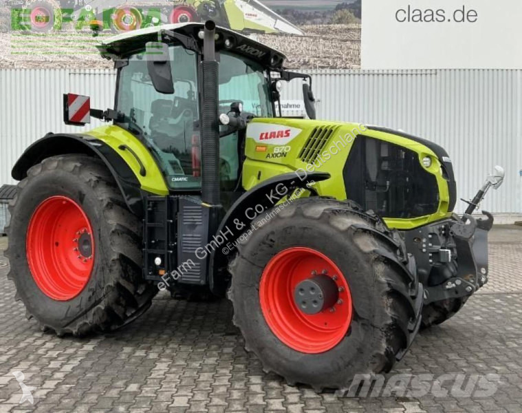 Landbrugstraktor Claas  axion 870 cmatic cebis