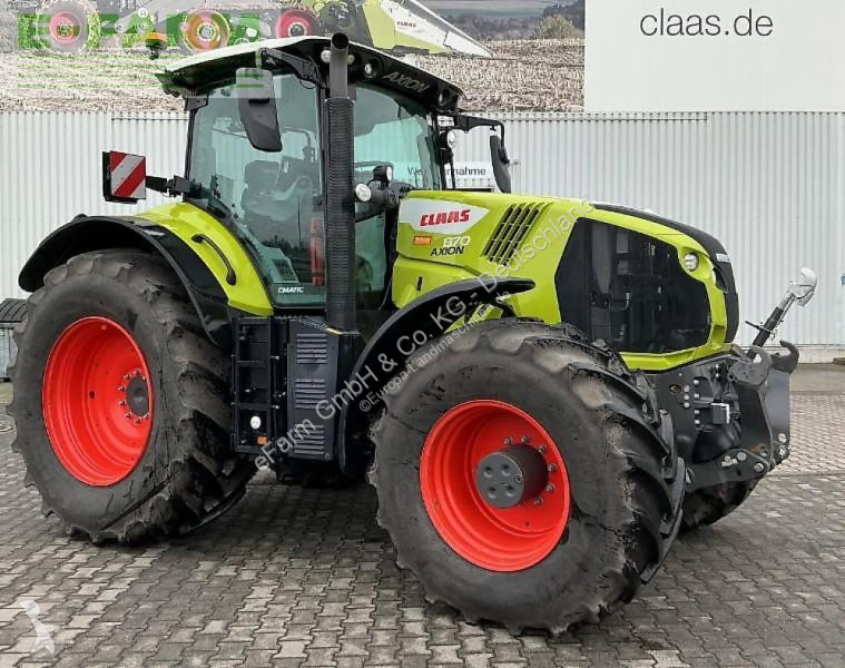 Landbrugstraktor Claas  axion 870 cmatic cebis