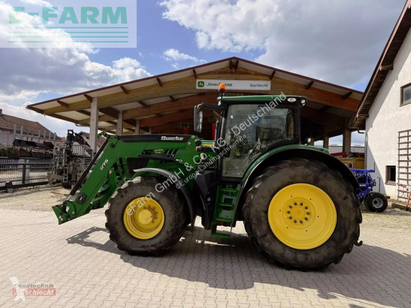 Landbrugstraktor John Deere  6215 r mit frontlader