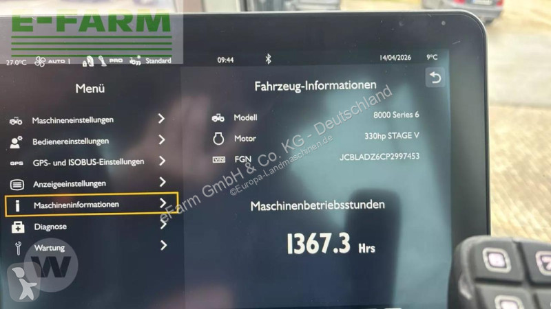 Lantbrukstraktor JCB  fastrac 8330