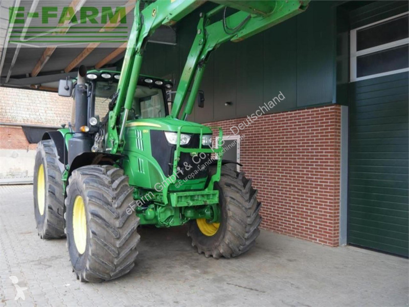 Landbrugstraktor John Deere  6195r ap + frontlader