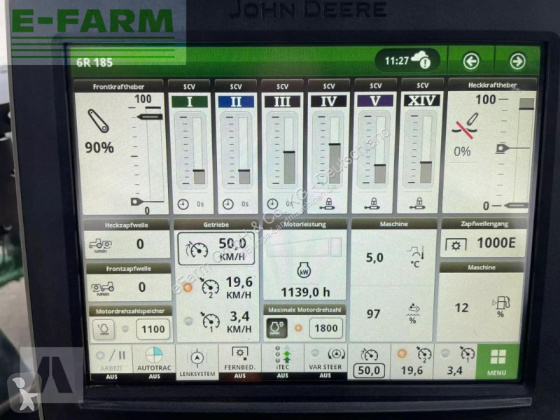 Landbrugstraktor John Deere  6r 185 6r185