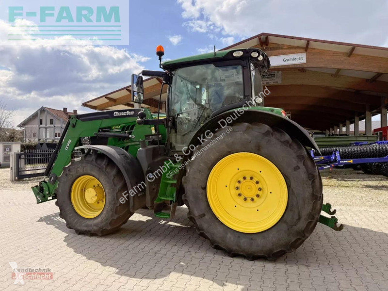 Landbrugstraktor John Deere  6215 r mit frontlader