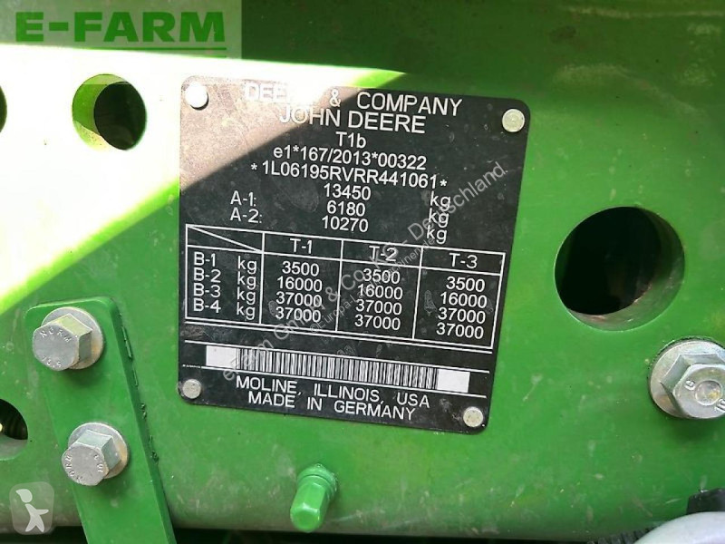 Landbrugstraktor John Deere  6r 195 mit power gard