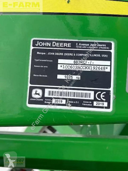 Landbrugstraktor John Deere  6095mc + 603r