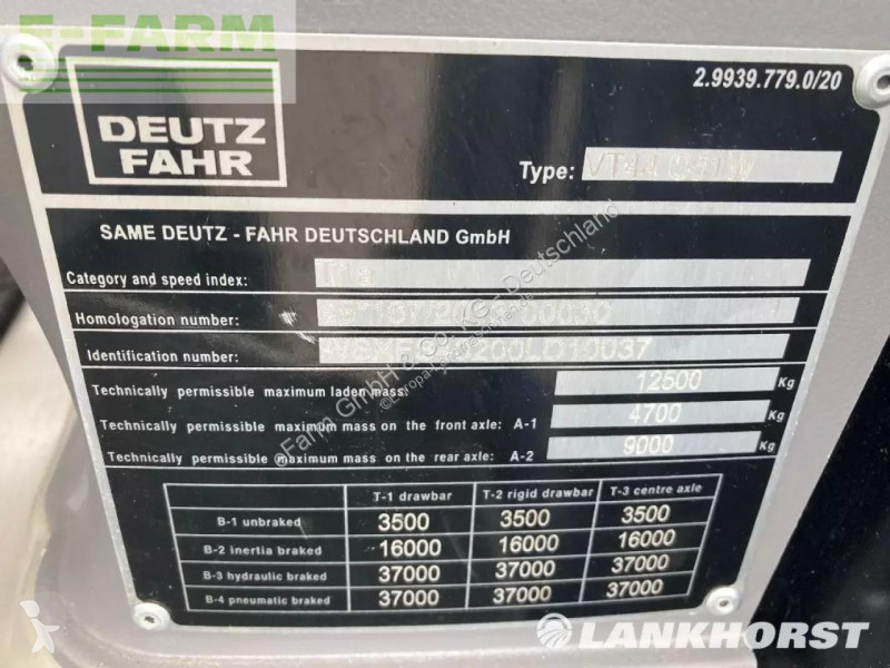 Landbrugstraktor Deutz-Fahr  6175 ttv / ms blackw