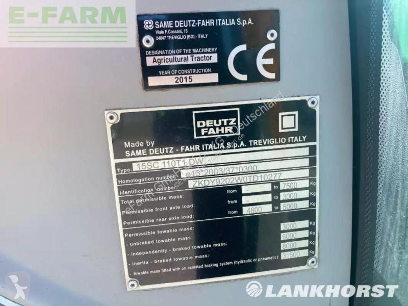 Lantbrukstraktor Deutz-Fahr ttv