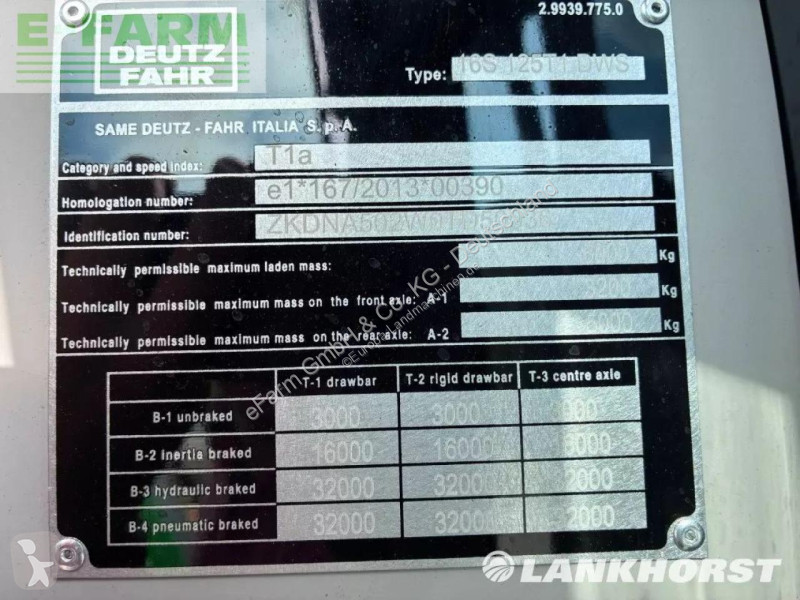 Tractor Deutz-Fahr  6125 c ps java-green