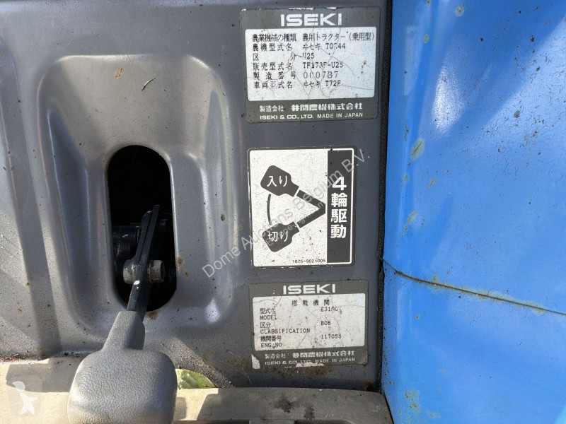 Tracteur agricole Iseki Sial TF173F