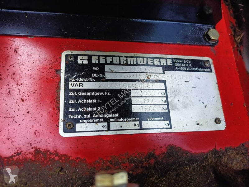 Tractor Reform Metrac H7S maaier mower 4x4x4...