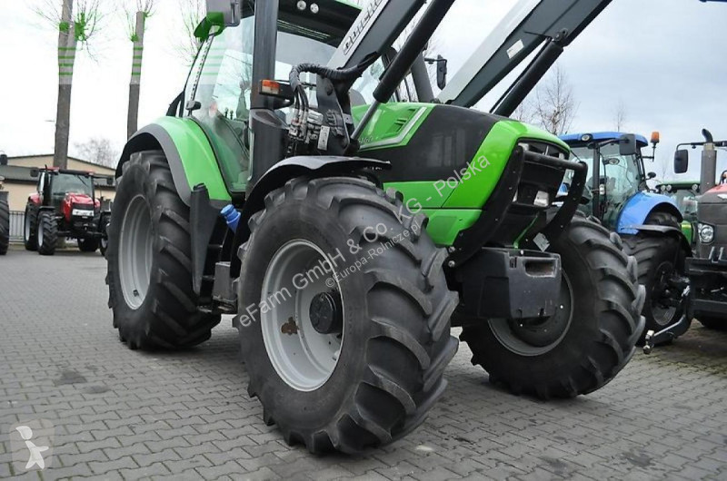 Deutz-Fahr agrotron p + quicke q78 tractor
