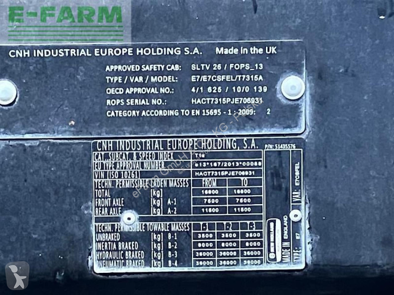 Traktor New Holland  t7.315 heavy duty t4f