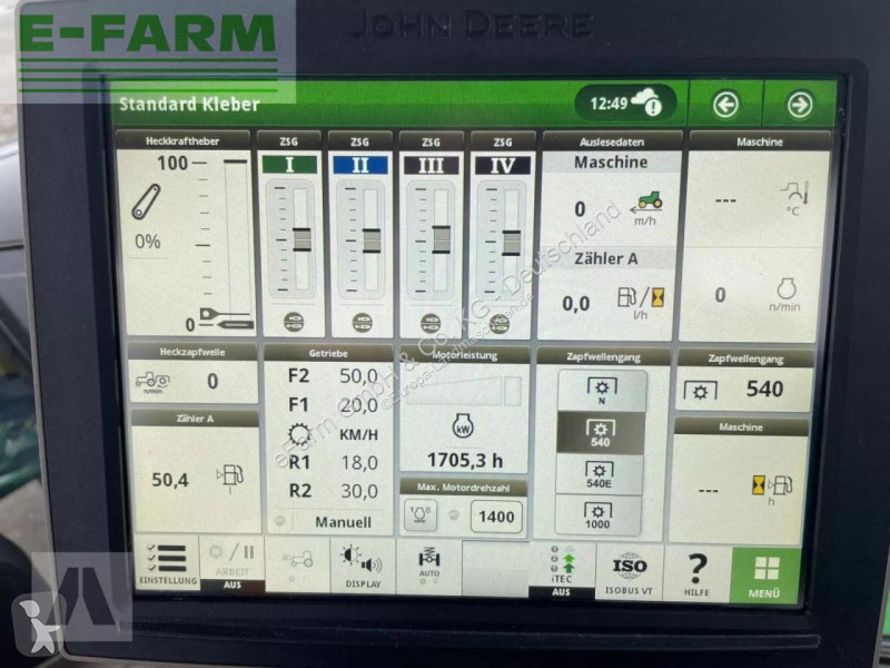 Landbrugstraktor John Deere  6135 r