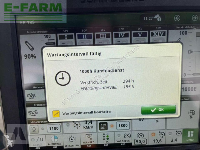 Landbrugstraktor John Deere  6r 185 6r185