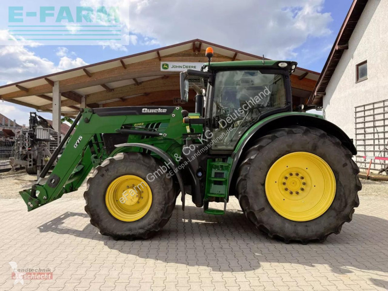 Landbrugstraktor John Deere  6215 r mit frontlader