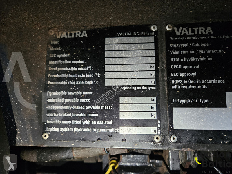 Lantbrukstraktor Valtra T190