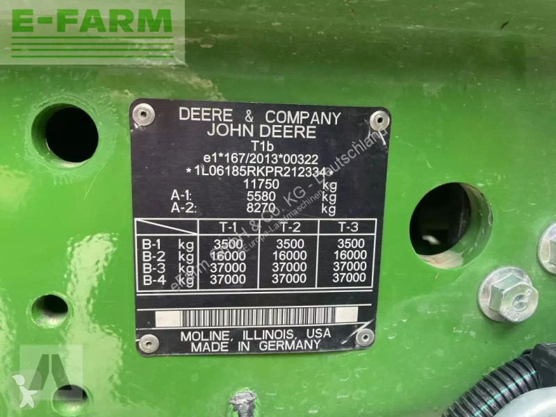 Landbrugstraktor John Deere  6r185