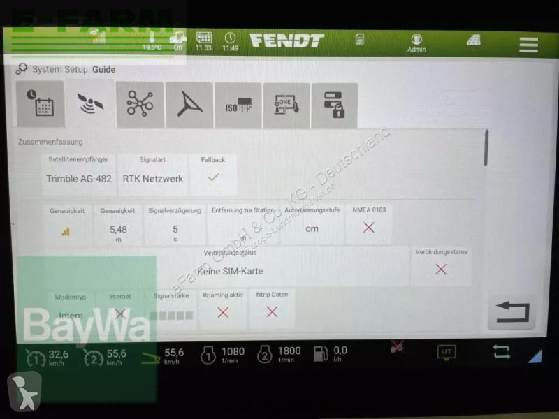 Landbrugstraktor Fendt  516gen3 profi plus; gw...