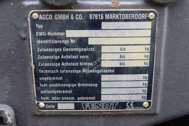 Lantbrukstraktor Fendt VARIO FARMER 409