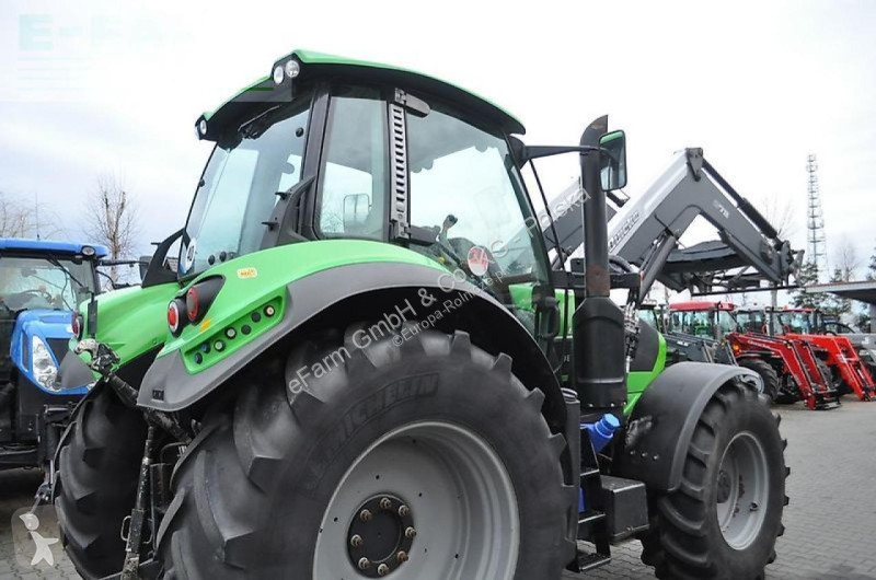 Deutz-Fahr agrotron p + quicke q78 tractor