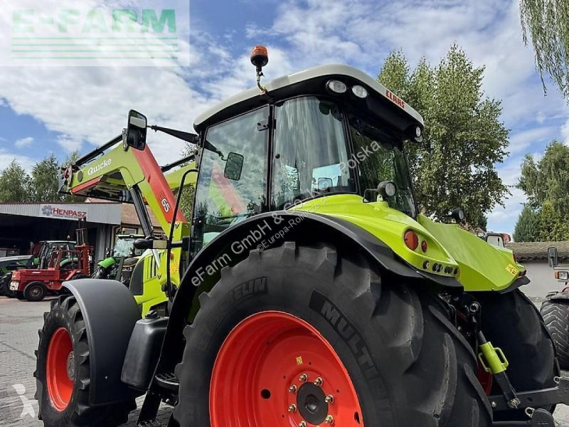 Traktor Claas  arion 640 cis + quicke q65