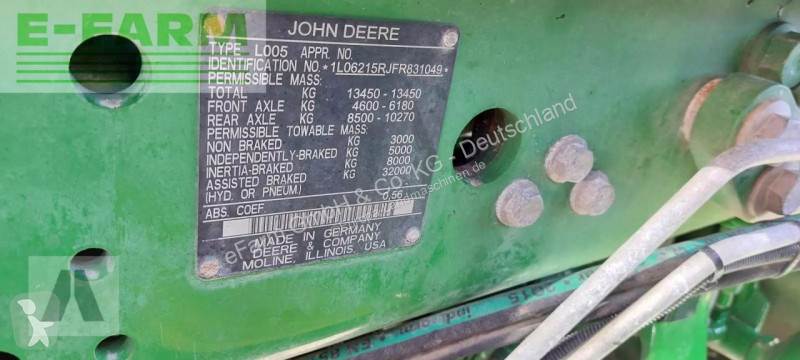 Landbrugstraktor John Deere  6215r