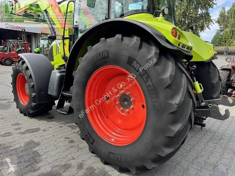 Traktor Claas  arion 640 cis + quicke q65