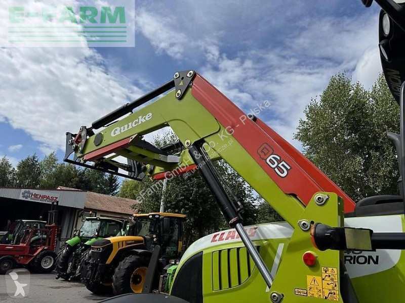 Traktor Claas  arion 640 cis + quicke q65