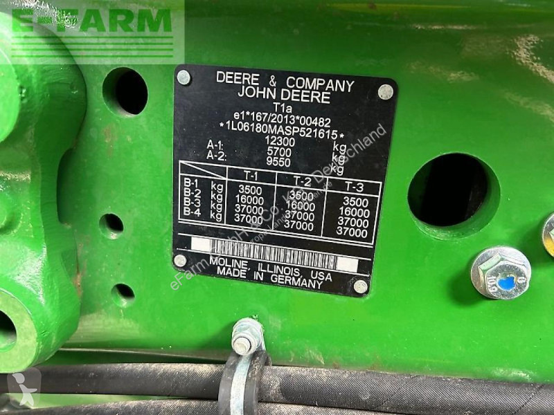 Landbrugstraktor John Deere  6m 180 / kein...