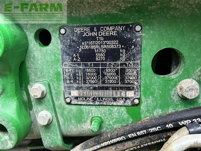 Landbrugstraktor John Deere  6r 185