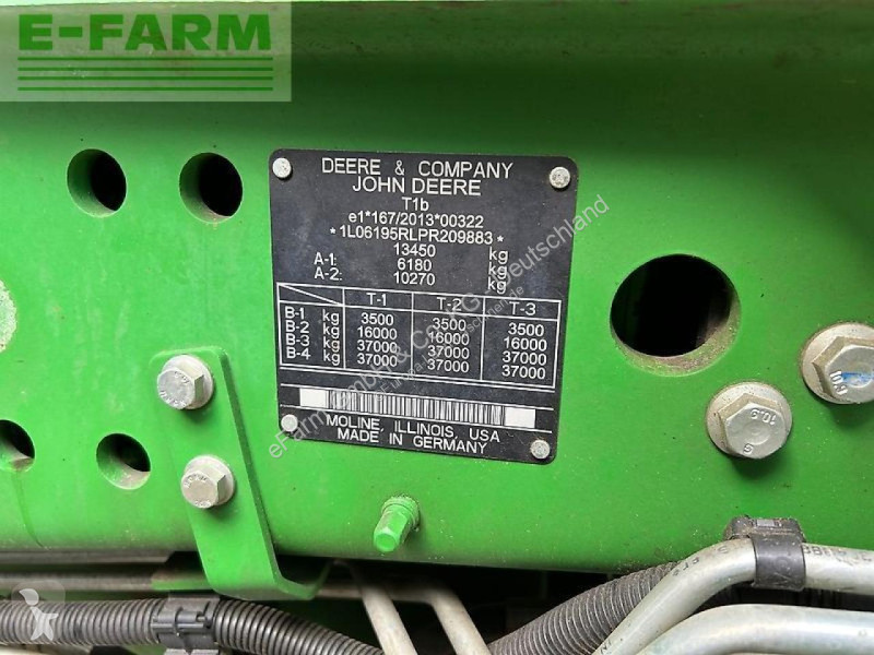 Landbrugstraktor John Deere  6r 195