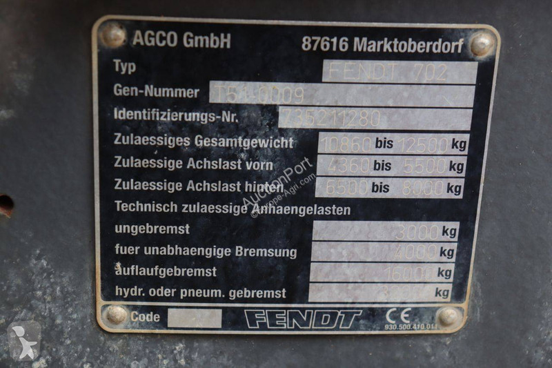 Lantbrukstraktor Fendt 720 VARIO