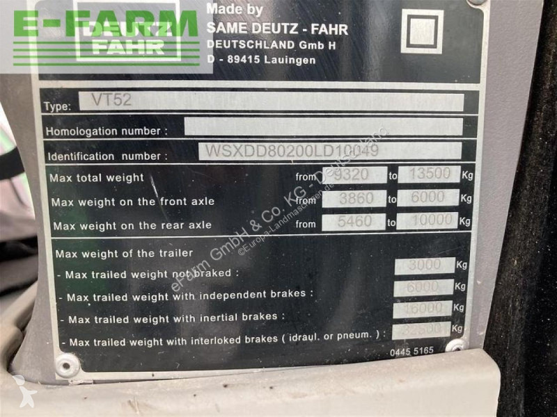 Lantbrukstraktor Deutz-Fahr  agrotron 7250 ttv