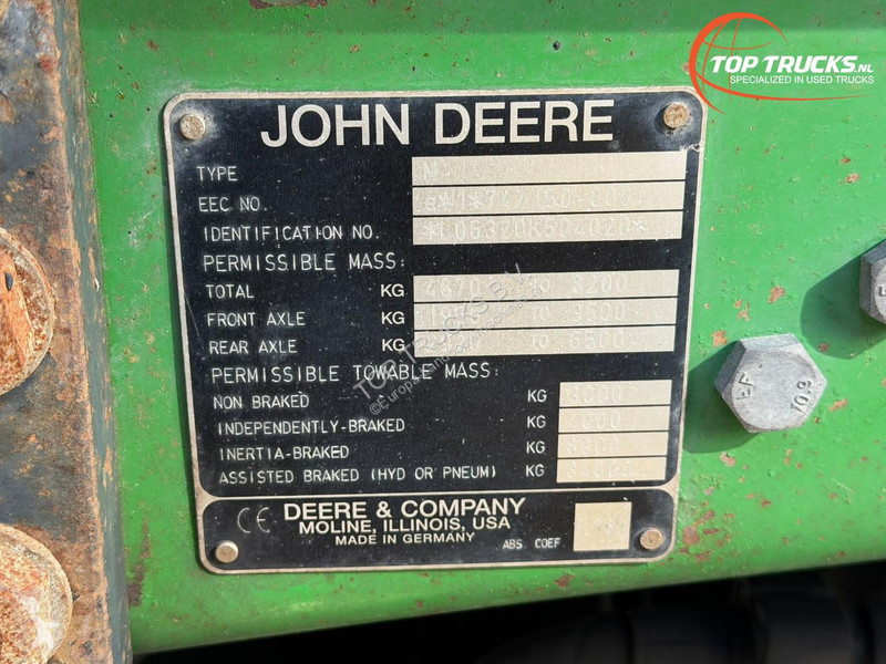 Tracteur agricole John Deere 6320 4x4 - Stage...