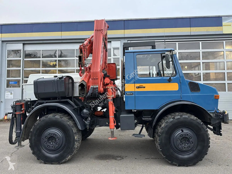 Camion Unimog U (425) Ferrari Kran 147.2A*Jib*...