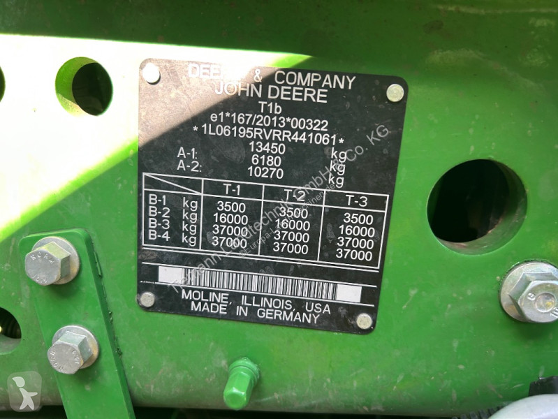 Landbrugstraktor John Deere 6R mit Power Gard