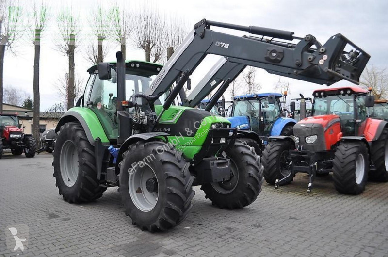 Deutz-Fahr agrotron p + quicke q78 tractor