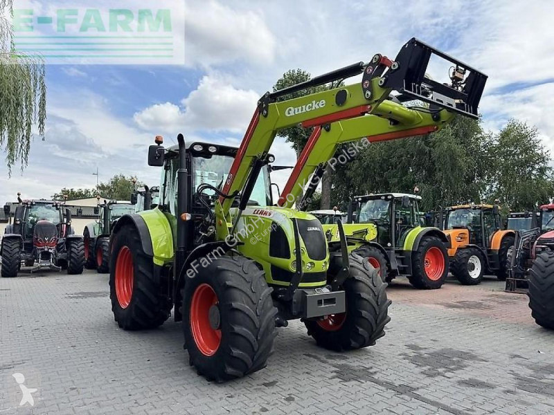 Traktor Claas  arion 640 cis + quicke q65