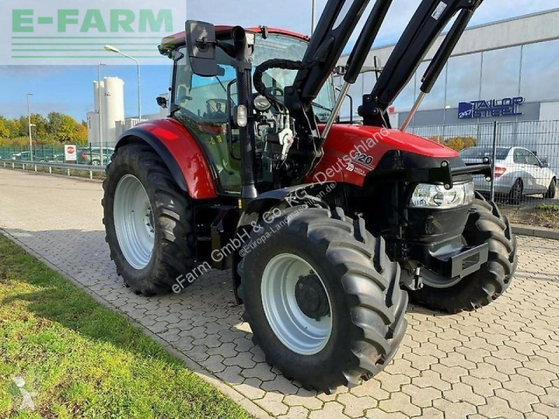 Landbrugstraktor Case  luxxum 120 mit alö lader