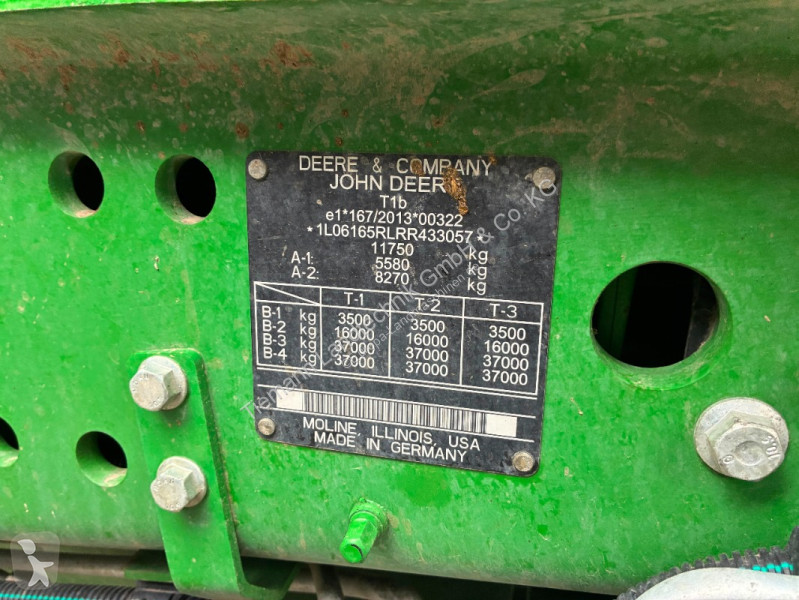 Landbrugstraktor John Deere  6R 165