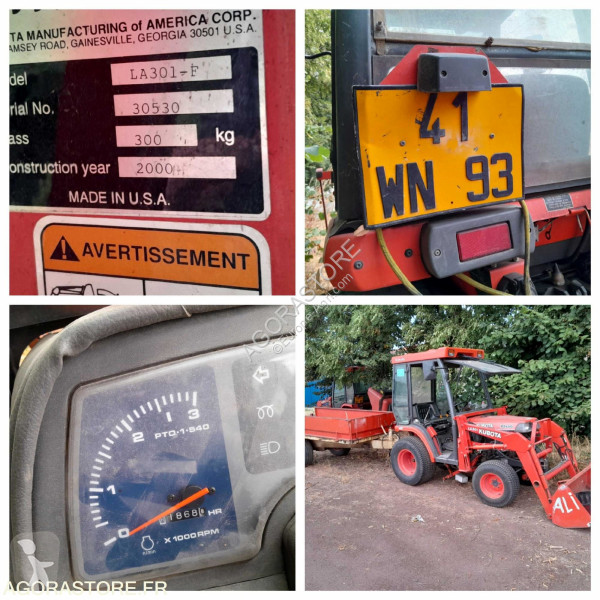 Landbrugstraktor Kubota LA301-F