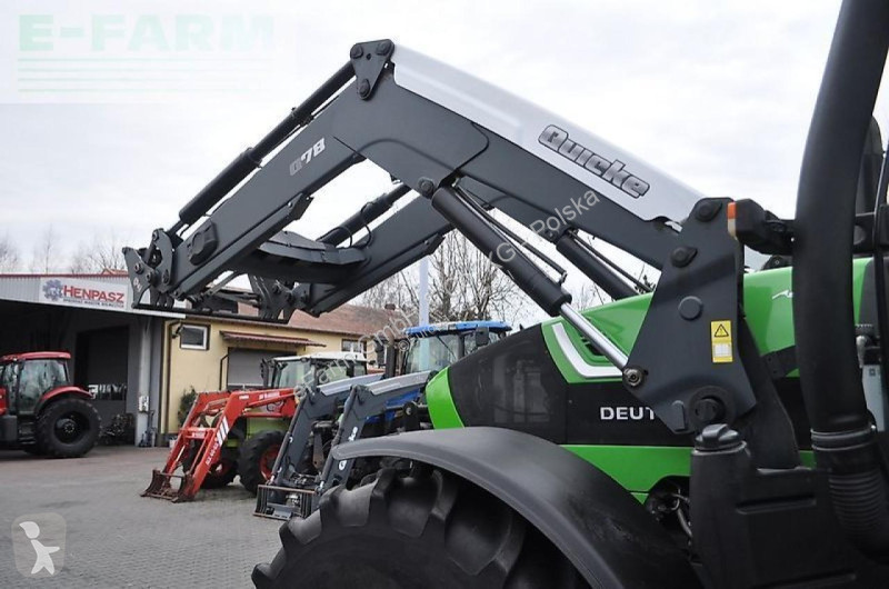 Deutz-Fahr agrotron p + quicke q78 tractor