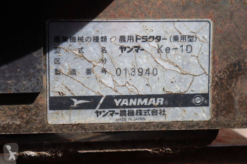 Tractor Yanmar Ke-1D Hydrostaat