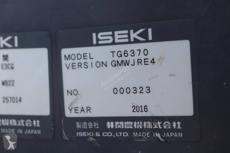 Tractor Iseki TG6370