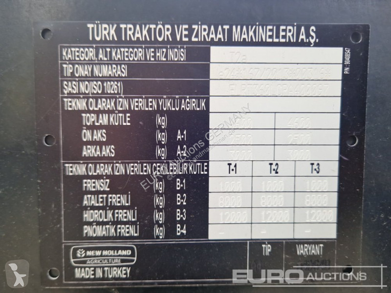 Lantbrukstraktor New Holland T580S