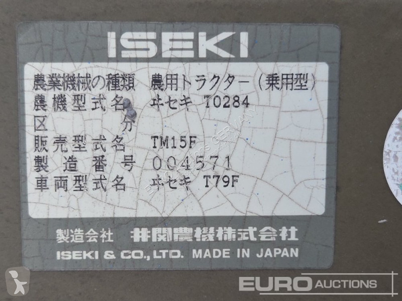 Tractor Iseki TM15F
