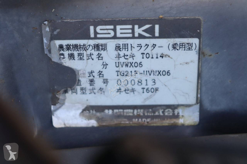 Tractor agrícola Iseki TG21F-IUVWX06