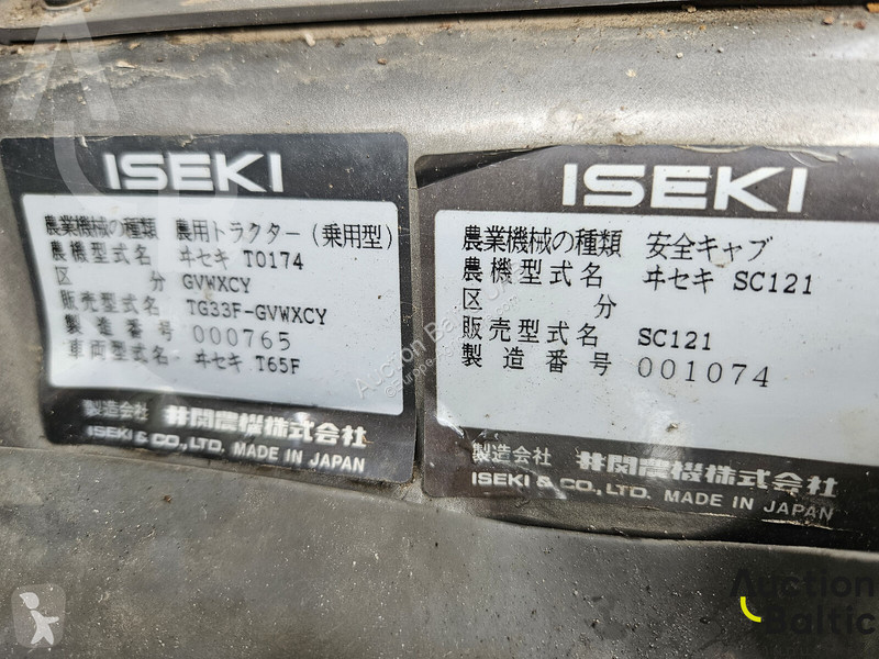 Zemědělský traktor Iseki Geas 33