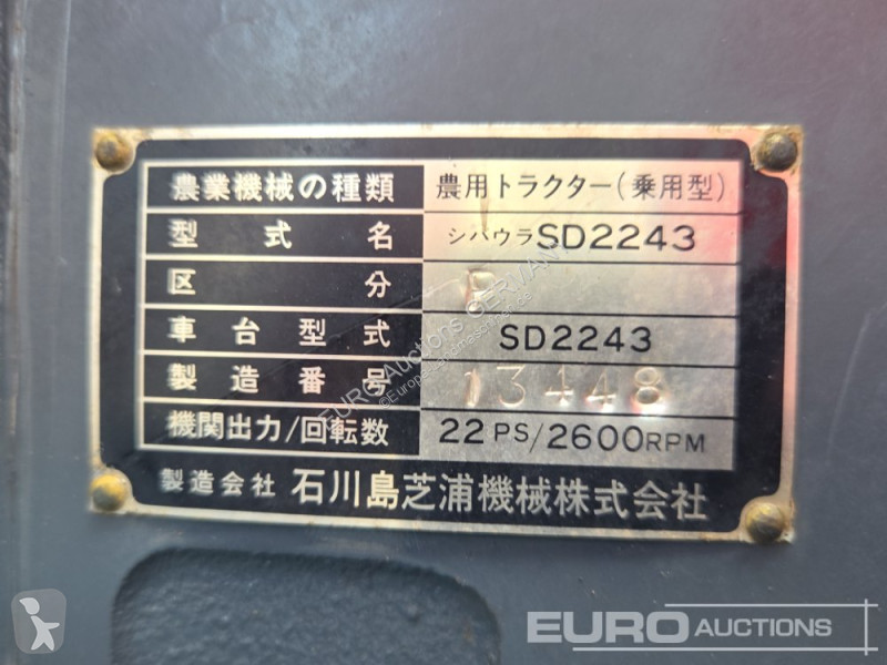 Lantbrukstraktor Shibaura SD2243