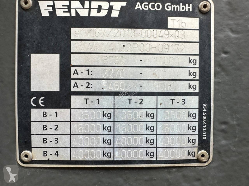 Tractor agrícola Fendt 718 Vario
